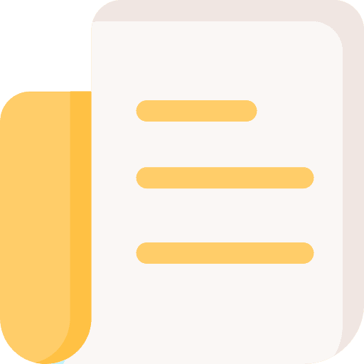 Newspaper news feed files and folders journal icon