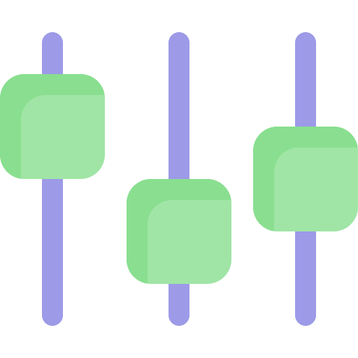 Equalizer equalizers music and multimedia equalizer control icon