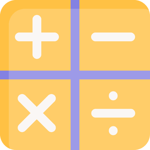 Calculator math calculate calculation icon