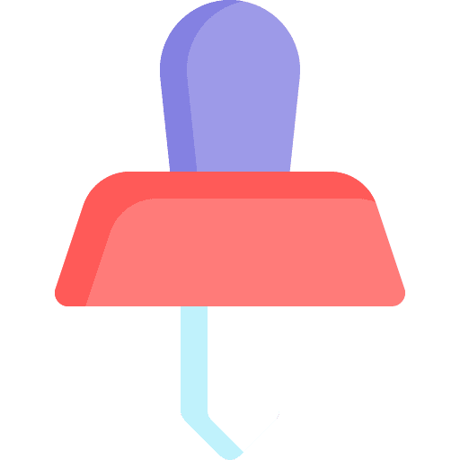 Push pin push pin security pin school icon