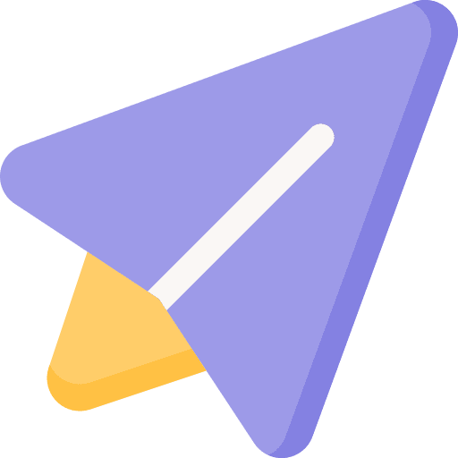 Send origami roll o plane plane icon