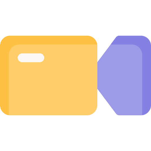 Video ui video cameras film icon