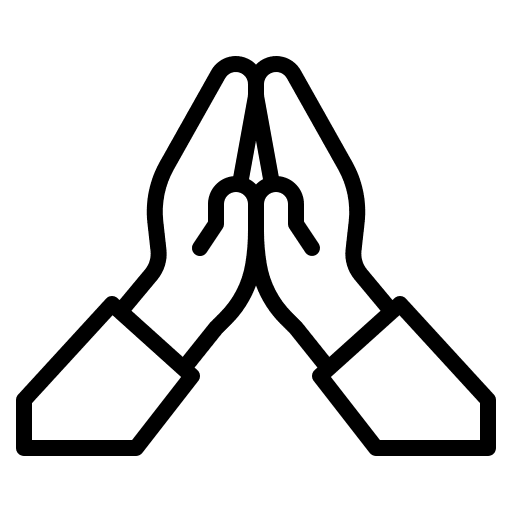 Pray cultures prayer thankful icon