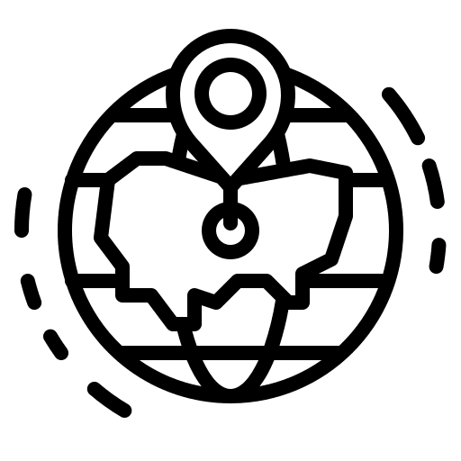 Global world location global icon