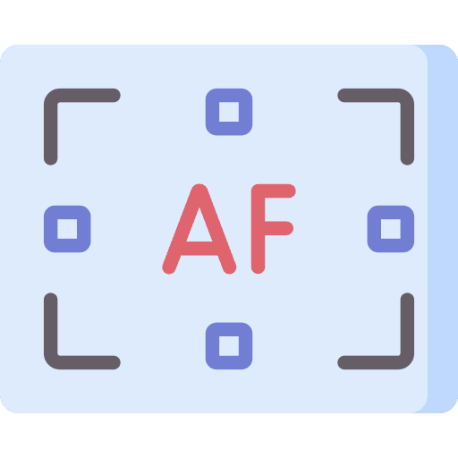 Auto focus edit tools camera auto focus icon