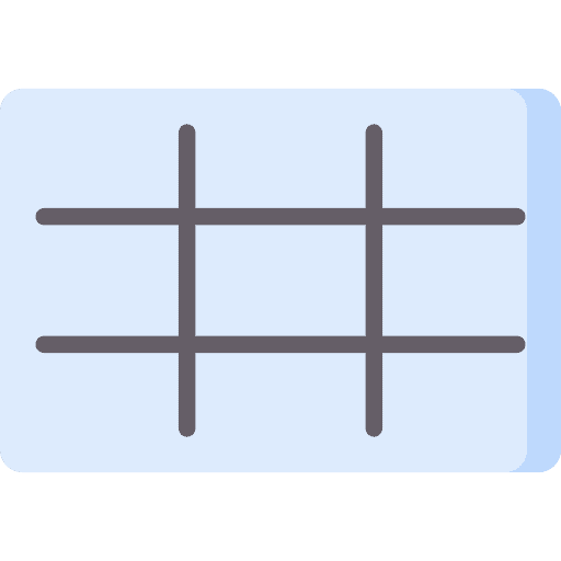 Grid symbol grid on camera icon