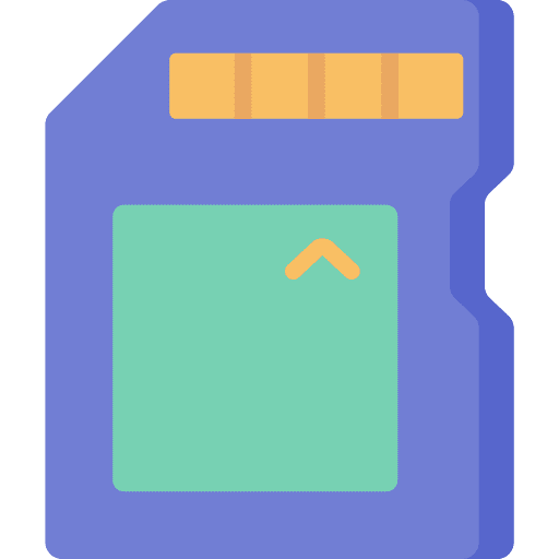 Memory card memory card sd card storage icon