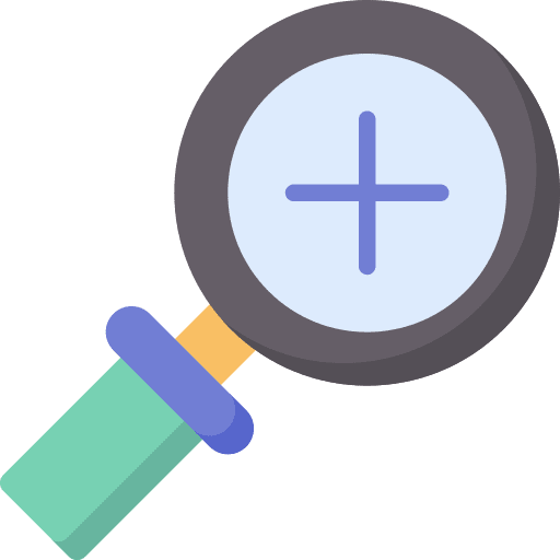 Zoom in view more zoom in lens icon