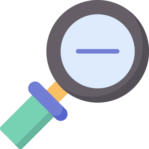 Zoom out zoom zoom out magnifying glass icon