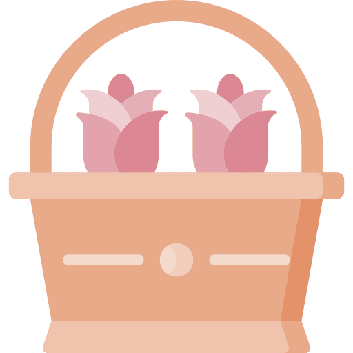 Flower botanic blossom garden icon