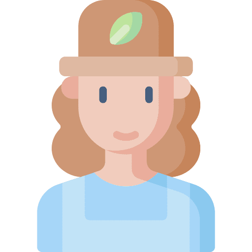 Gardener apron gardener professions and jobs icon