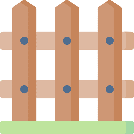 Fence fence farming and gardening security icon