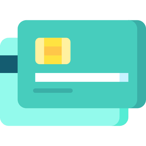 Credit card business and finance payment bank icon