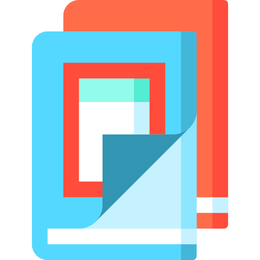 Magazines reading design marketing icon