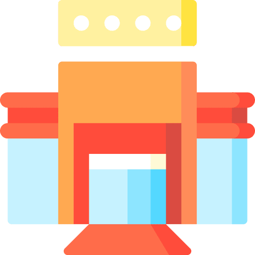 Shopping center building urban architecture and city icon