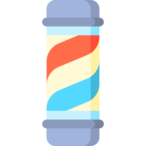 Barbershop pole barber barber pole barbershop icon