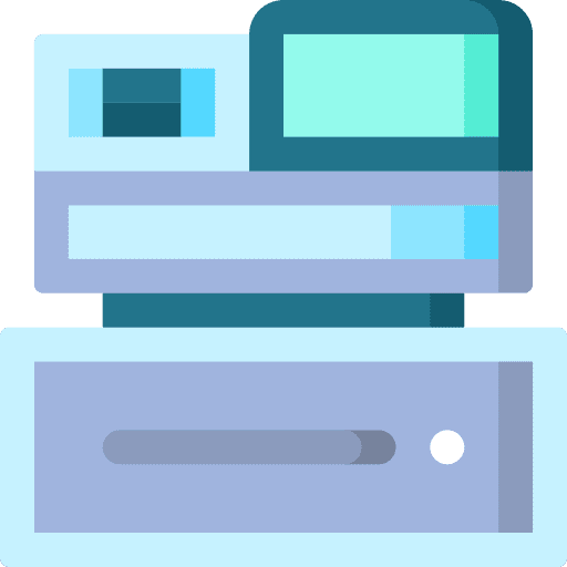 Cash register payment cash register cash machine icon