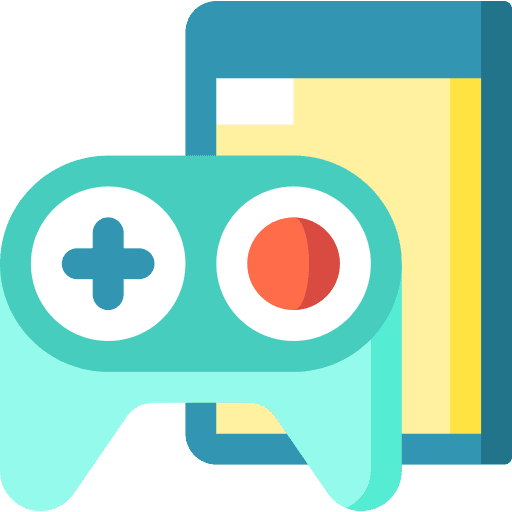 Video games gamepad joystick electronics icon