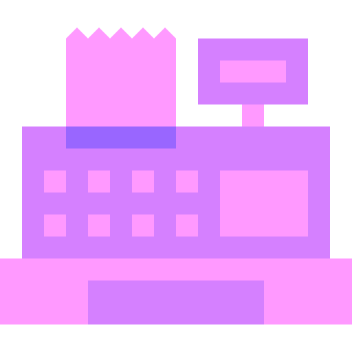 Cash register cash register cashier machine supermarket icon