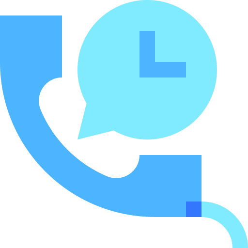 24 hours symbol calling communications icon