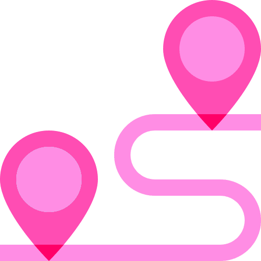 Route gps placeholder map icon