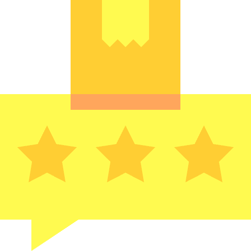 Rating good feedback shipping and delivery rating icon