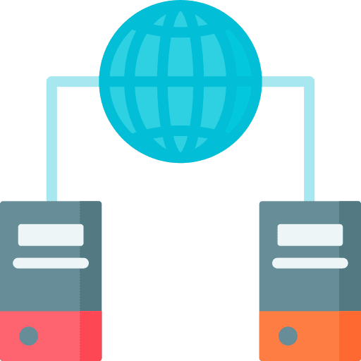 Connected connection play connected icon