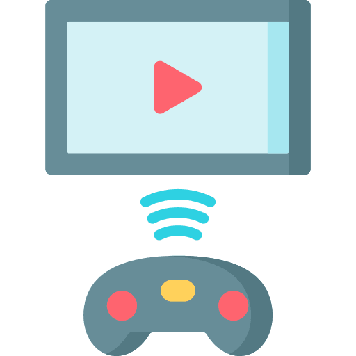 Streaming joystick video camera live icon
