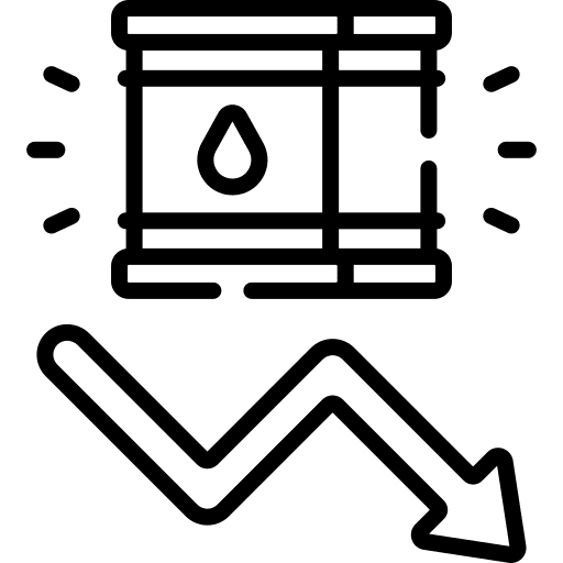 Oil oil barrel business and finance crisis icon