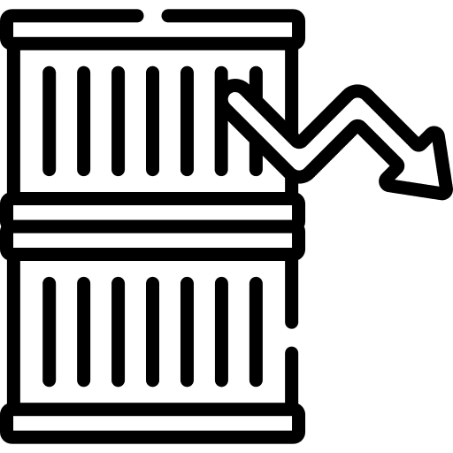 Export recession crisis export icon