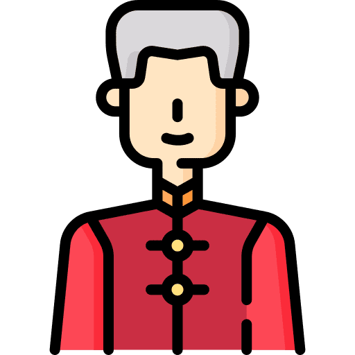 Man asian man avatar icon