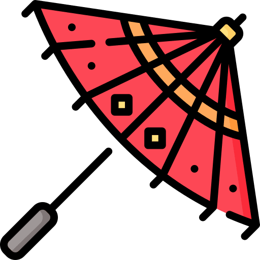 Umbrella fashion umbrella paper icon