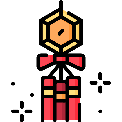 Firecrackers rocket entertainment firework icon