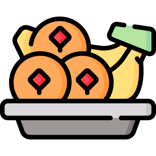 Fruits bowl fruit bowl food and restaurant icon