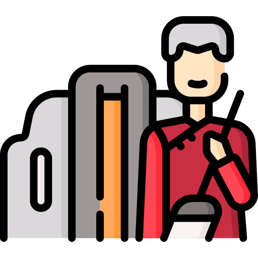 Grave cementery cleaning avatar icon