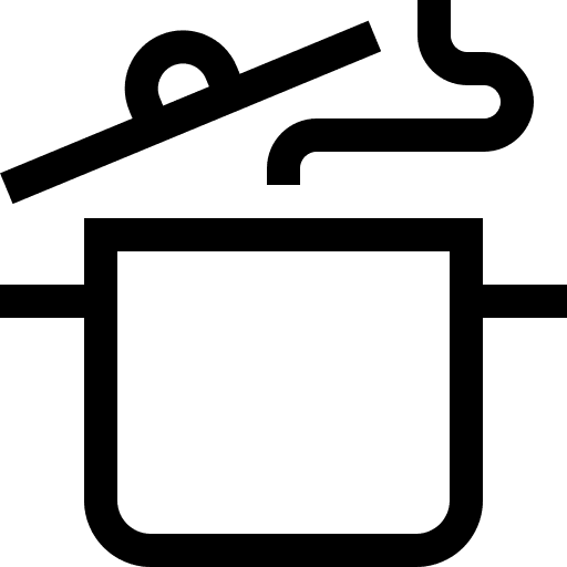 Cooking pot boiling stew cooking pot icon