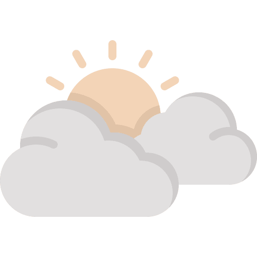 Cloudy sky cloudy haw weather icon