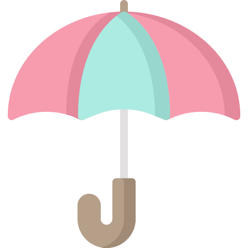 Umbrella rainy umbrella rain icon