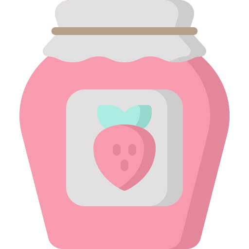 Jam jam food and restaurant container icon