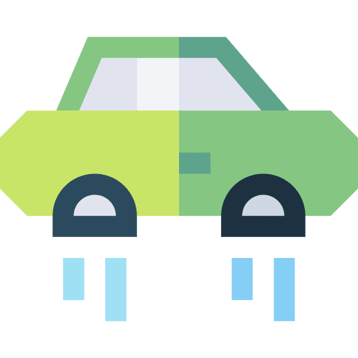 Flying car technology futuristic science fiction icon