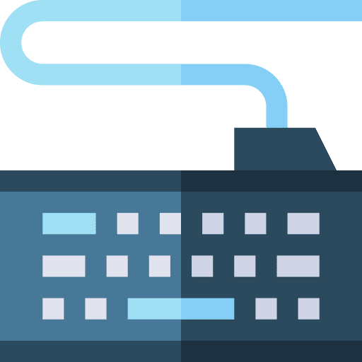 Keyboard electronics computer keyboard icon