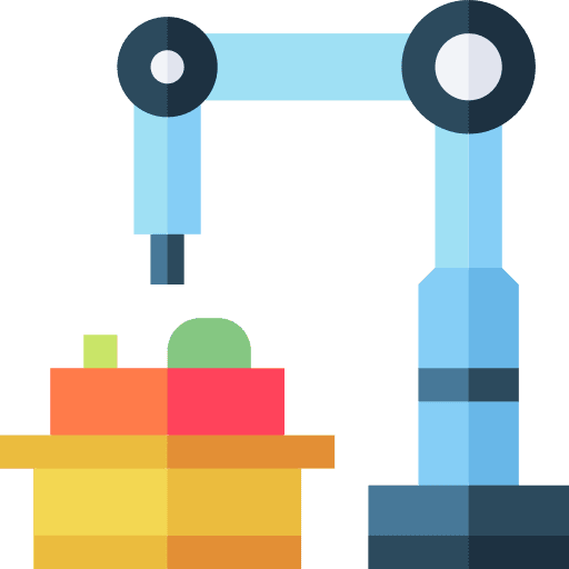 Robot arm arm mechanical electronics icon