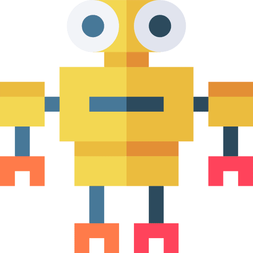 Robot children robot childhood icon