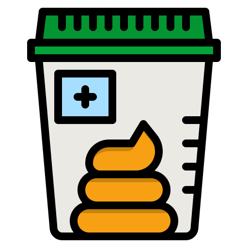 Feces poop feces test icon