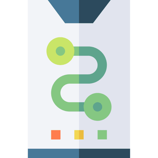 Smartphone touch screen mobile phone communications icon