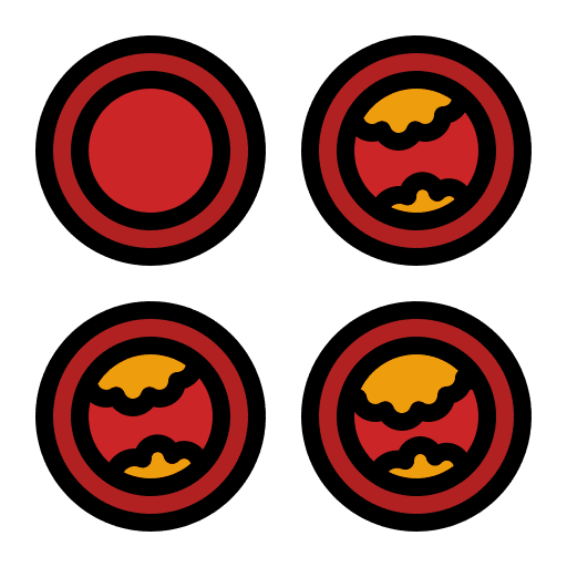 Cholesterol healthcare and medical cholesterol clog icon