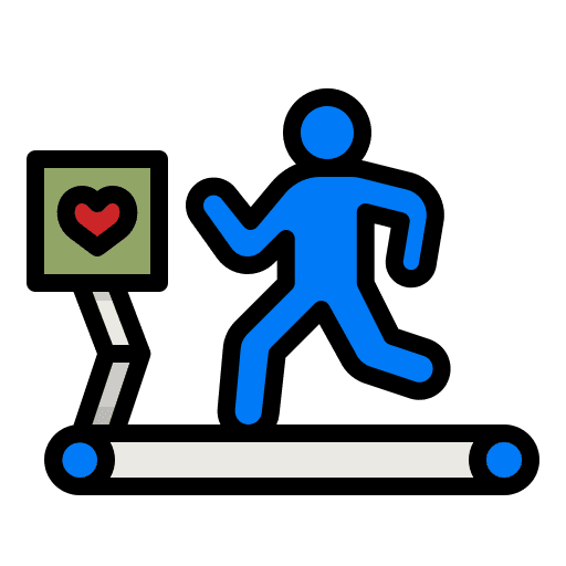 Exercise fitness run wellness icon