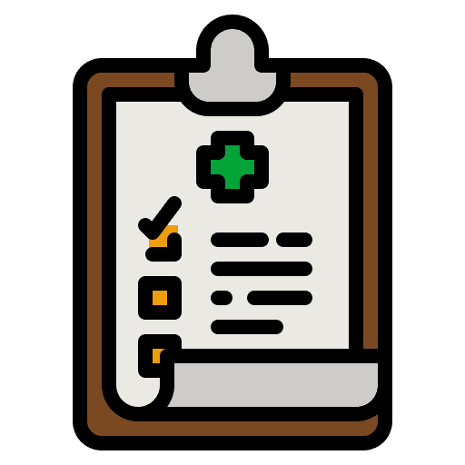 Health report care health report insurance icon
