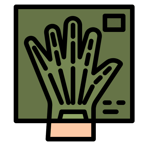 Radiography healthcare and medical x ray medical checkup icon