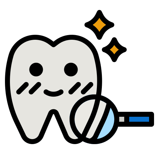 Dentist teeth healthcare and medical molar icon